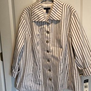 Chaps blazer with 3/4 sleeves